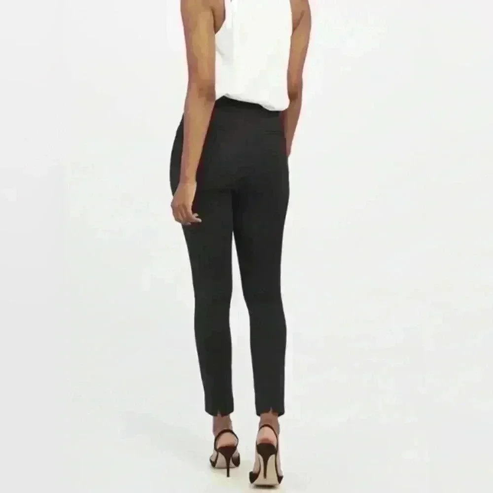 Spanx Women’s Black Rayon Elastic Straight Leg Pants Size L - Picture 8 of 8